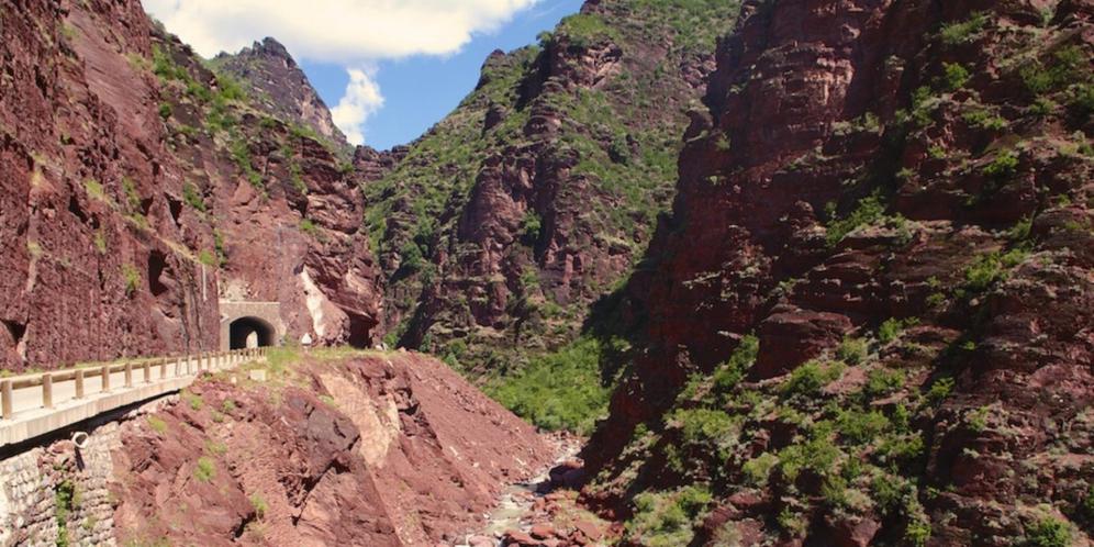 Gorges du cians toutes rouges